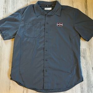 Adidas Mississippi State Button Down Size M